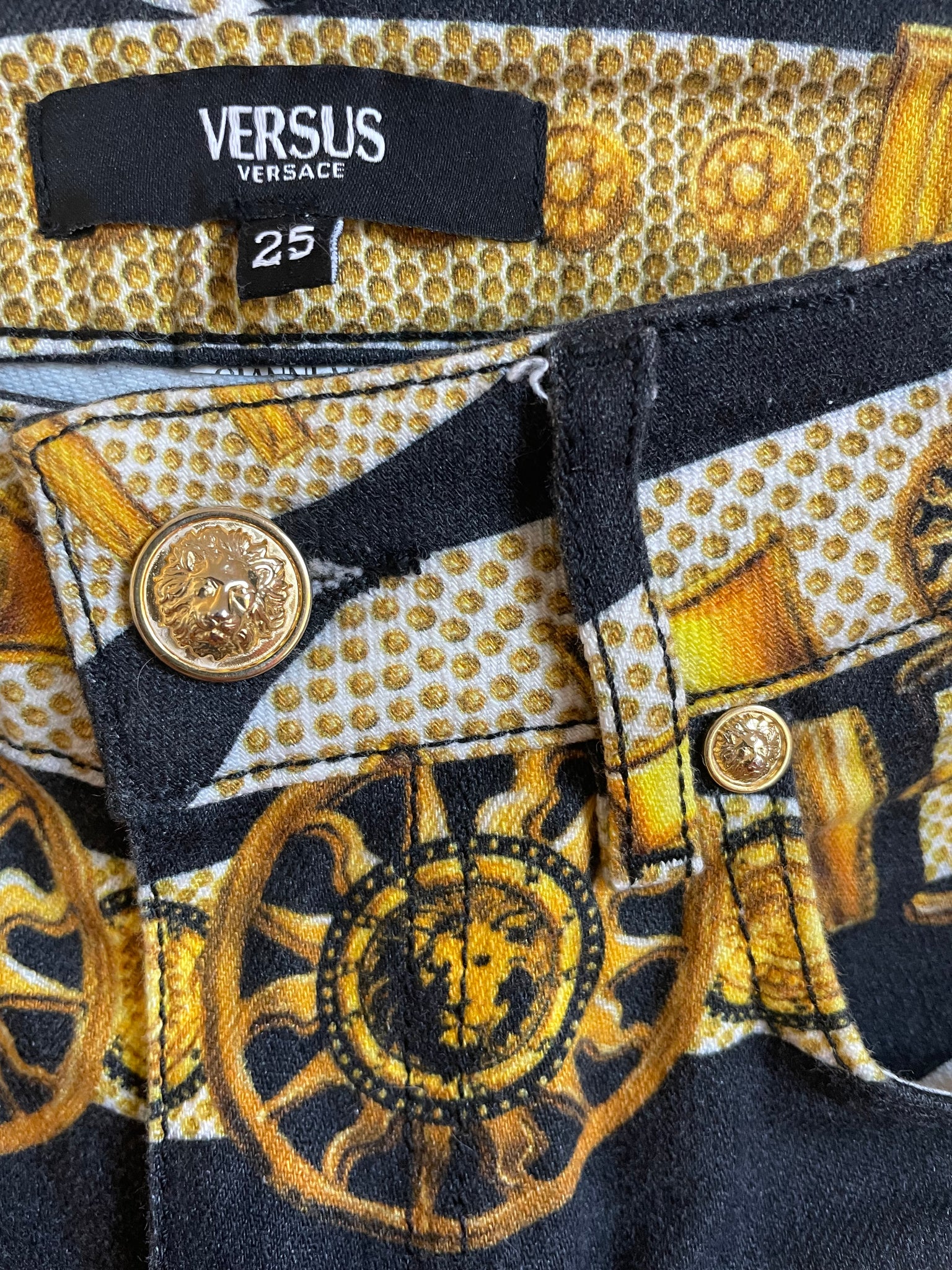 Versus Versace | Belt Print Denim – Lady of Lizard