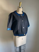 Load image into Gallery viewer, Moschino Jeans | Denim and Sequin Top
