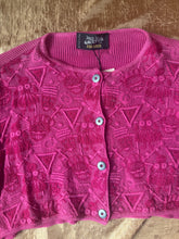 Load image into Gallery viewer, Jean Paul Gaultier Equator Fuchsia Knit Set with Hula Dancer Motif
