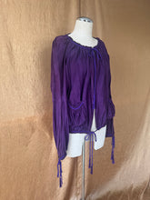 Load image into Gallery viewer, Emanuel Ungaro Paris Violet Suede Tie Front Jacket
