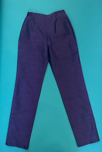1990’s | Romeo Gigli | Purple Metallic Pants