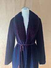 Load image into Gallery viewer, Cynthia Rowley Quilted Velvet Robe Coat
