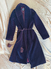 Load image into Gallery viewer, Cynthia Rowley Quilted Velvet Robe Coat
