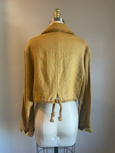1990’s | Romeo Gigli | Cropped Linen Jacket