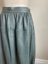 Load image into Gallery viewer, 1980’s | Escada | Green Leather Skirt
