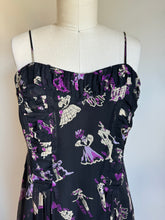 Load image into Gallery viewer, Y2K | Anna Sui | Silk Novelty Print Dress
