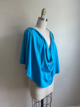 Load image into Gallery viewer, Romeo Gigli | Blue Draped Top

