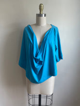 Load image into Gallery viewer, Romeo Gigli | Blue Draped Top
