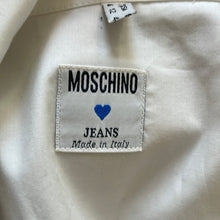 Load image into Gallery viewer, 1990’s | Moschino Jeans | Beaded Fringe Button Down
