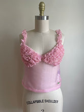 Load image into Gallery viewer, Anna Sui | Pink Ruffled Bust Crop Top

