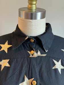 1990’s | Bill Blass | Gold Star Button Down