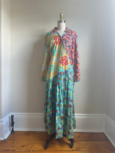 1990’s | Jeanne Marc | Cotton Floral Dress