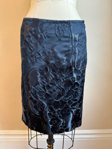 2005 | Gucci | Black Floral Skirt