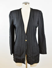 Load image into Gallery viewer, 1990’s | Sonia Rykiel | Pin Striped Shorts and Jacket Set
