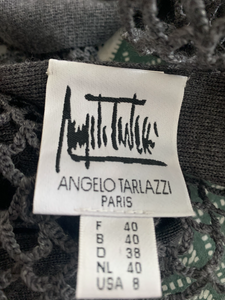 1990’s | Angelo Tarlazzi | Knit Shrug with a Crochet Collar