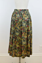 Load image into Gallery viewer, 1980’s | Bleu Blanc Rouge | Autumnal Floral Maxi Skirt
