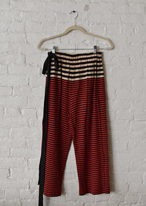 1990’s | Sonia Rykiel | Striped Cotton Lounge Pants