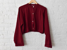 Load image into Gallery viewer, 1990’s | Romeo Gigli | Cropped Red Cardigan
