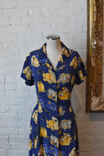 Load image into Gallery viewer, 1990’s | Deluxe | Novelty Print Silk Dress
