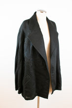 Load image into Gallery viewer, 1990’s | Gianfranco Ferre | Black Linen and Silk Embroidered Jacket
