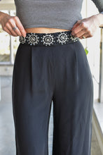 Load image into Gallery viewer, 1990’s | Maria Snyder | Silk Pants with Beaded Waist Line
