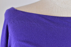 1990’s | Romeo Gigli | Purple Jersey Dress with a Tie Back