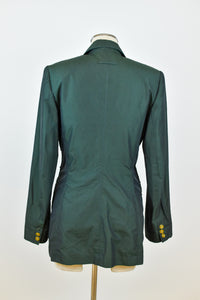Jean Paul Gaultier Femme | Forset Green Woven Blazer