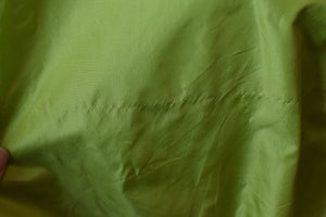 1980’s | Bill Blass | Chartreuse Taffeta Puff Sleeve Blouse