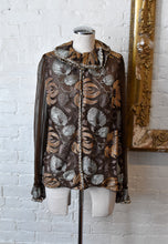 Load image into Gallery viewer, 1980&#39;s | Adolfo | Ornate Silk Blouse
