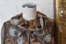 Load image into Gallery viewer, 1980&#39;s | Adolfo | Ornate Silk Blouse

