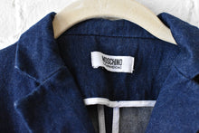 Load image into Gallery viewer, 1990’s/Y2K | Moschino | Denim Blazer with Decorative Buttons
