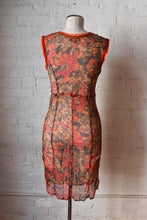 Load image into Gallery viewer, 1990&#39;s | Invest in the Original Voyage | Floral Sheer Mesh Dress
