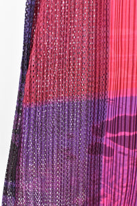 Issey Miyake Pleats Please | Mesh and Pleated Photo Print Dress