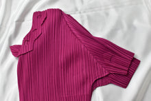 Load image into Gallery viewer, Issey Miyake Pleats Please | Magenta Top and Skirt Set
