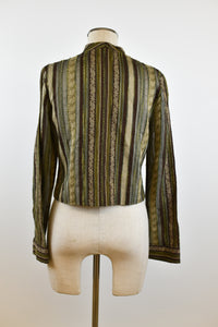 1990’s | Rialto Collection by Joy Perreras | Textured Button-up Blouse