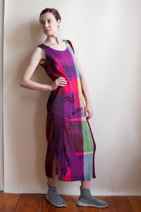 Issey Miyake Pleats Please | Mesh and Pleated Photo Print Dress