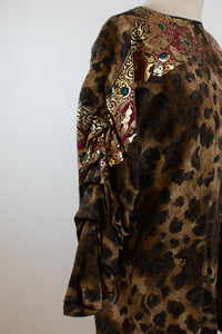 1990’s | Gianfranco Ferre | Leopard Print Silk Blouse