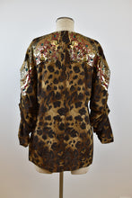 Load image into Gallery viewer, 1990’s | Gianfranco Ferre | Leopard Print Silk Blouse

