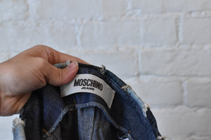 Y2K | Moschino Jeans | Distressed Demin Skirt