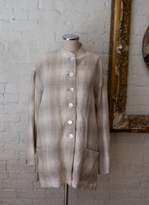 1990’s | Henri Bendel | Lightweight Linen Jacket