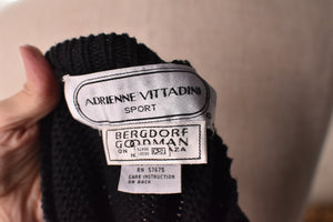 1990’s | Adrienne Vittadini for Bergdorf Goodman | Playing Card Sweater