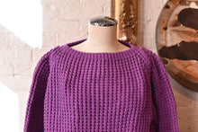 Load image into Gallery viewer, Vintage | Purple Knit Sweater
