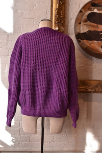 Vintage | Purple Knit Sweater