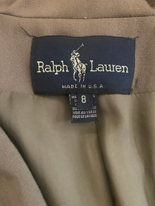 1980’s | Ralph Lauren | Army Green Blazer