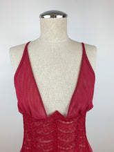 Load image into Gallery viewer, 1990’s | Marvel La Perla | Red Lace and Fringe Bustier
