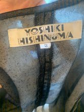 Load image into Gallery viewer, 1990’s |  Yoshiki Hishinuma | Sheer Velvet Dripping Cross Dress
