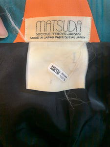 1990’s | Matsuda | Novelty Card Suit Blazer