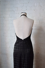 Load image into Gallery viewer, 1970’s | Halter Dress with Satin Teardrop Print
