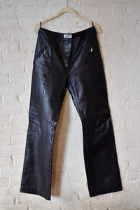 1990's | Claude Montana | Leather Pants
