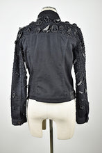 Load image into Gallery viewer, Krizia | Black Denim Jacket with Embellishments
